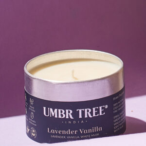 Lavender Vanilla Organic Fine Fragrance Candle 150 gm